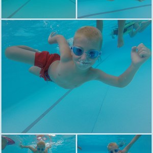 Reece's underwater skills