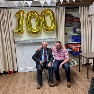 Berwick St James Parish Stan Palmer's 100th Birthday Party