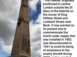 After a short distance passed  Ulwell Road, the group split in two – some took the lower foothpath to Swanage, but the intrepid majority took the steep taxing slog up Ballard Down to *The Obelisk. ©RW