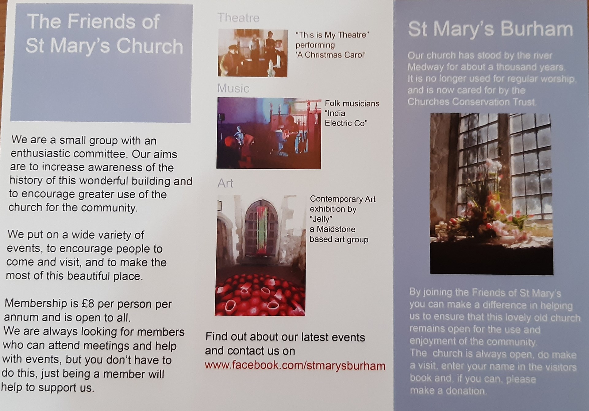 Friends of St Mary's Church, Burham How to Join . . .