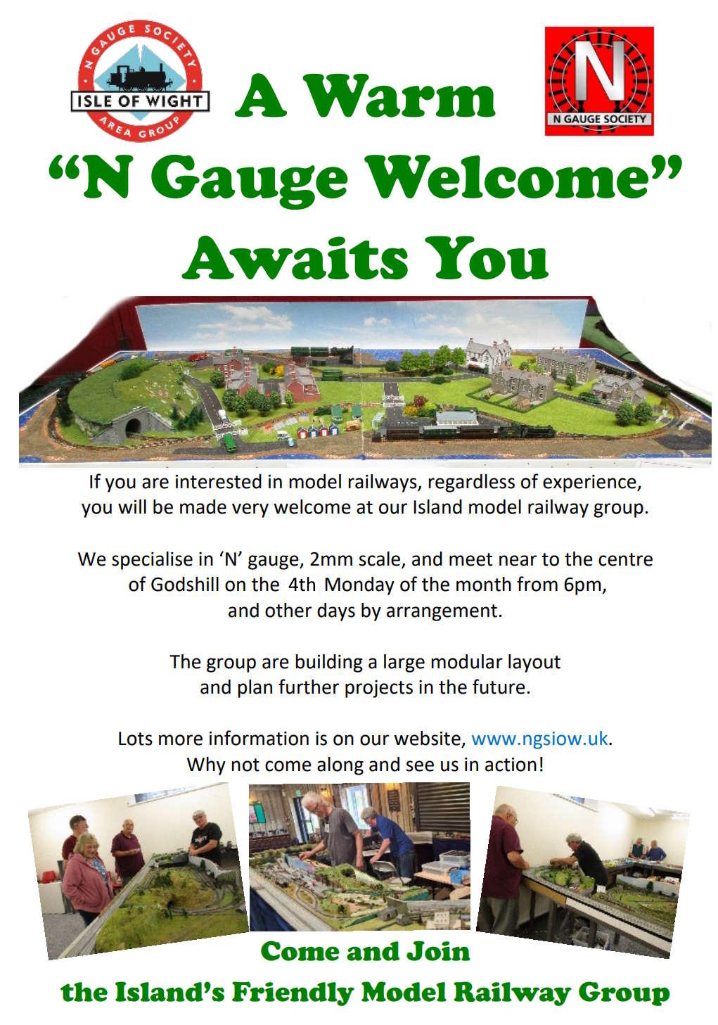 N Gauge Society - IoW Area Group Home