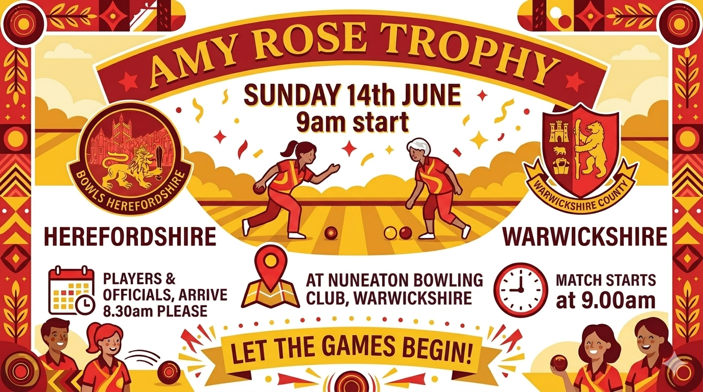 Bowls Herefordshire Walker Cup & Amy Rose