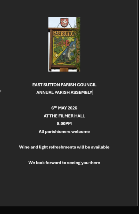 East Sutton Parish Council Home