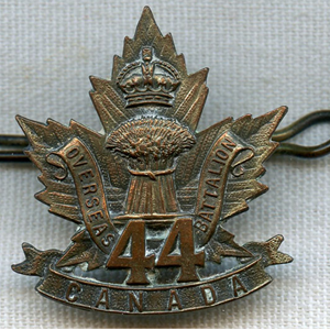 Pte John T Hickman (28) 44th Canadians