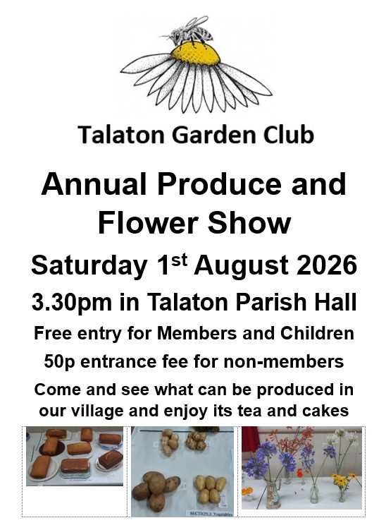 Talaton Parish Hall Produce & Flower Show