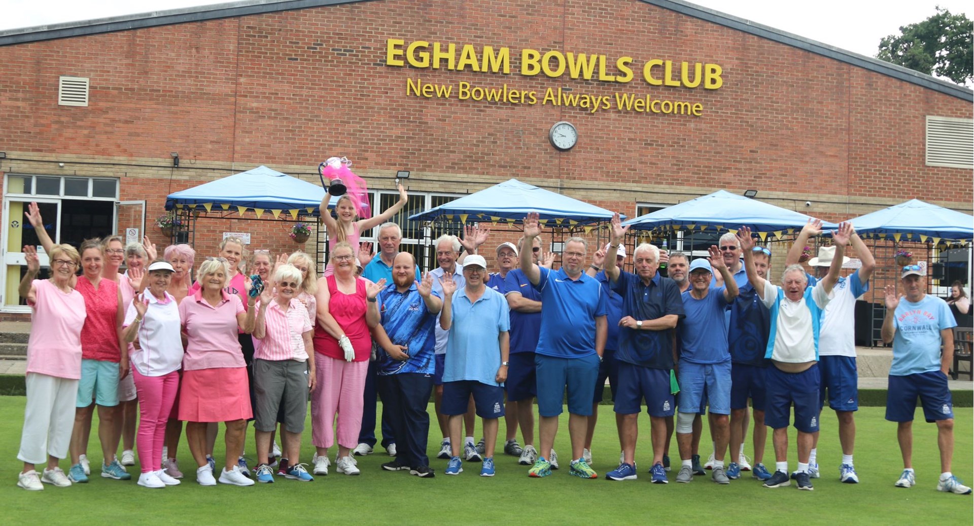 Egham Outdoor Bowls Club Ladies v Gents