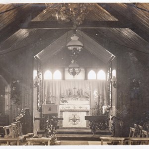 The Mission Church - Postmarked  25.8.1905 - The Church was dedicated to St Peter in 1926