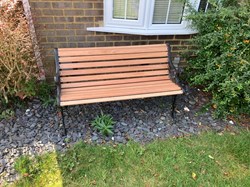 Restored garden seat