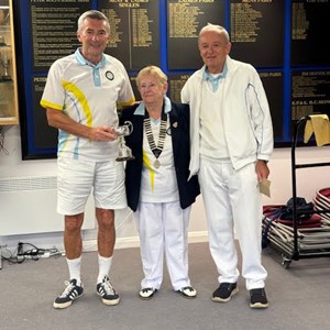 Mens Drawn Pairs Winners - Tom Scarsbrook & Ron Richardson