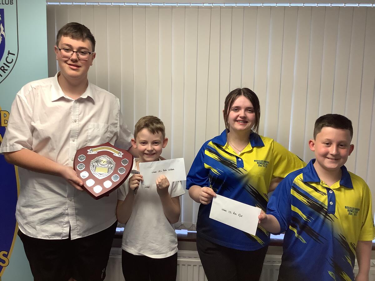 Daniel & Thomas with runners - up Denaya Clark & George Cook