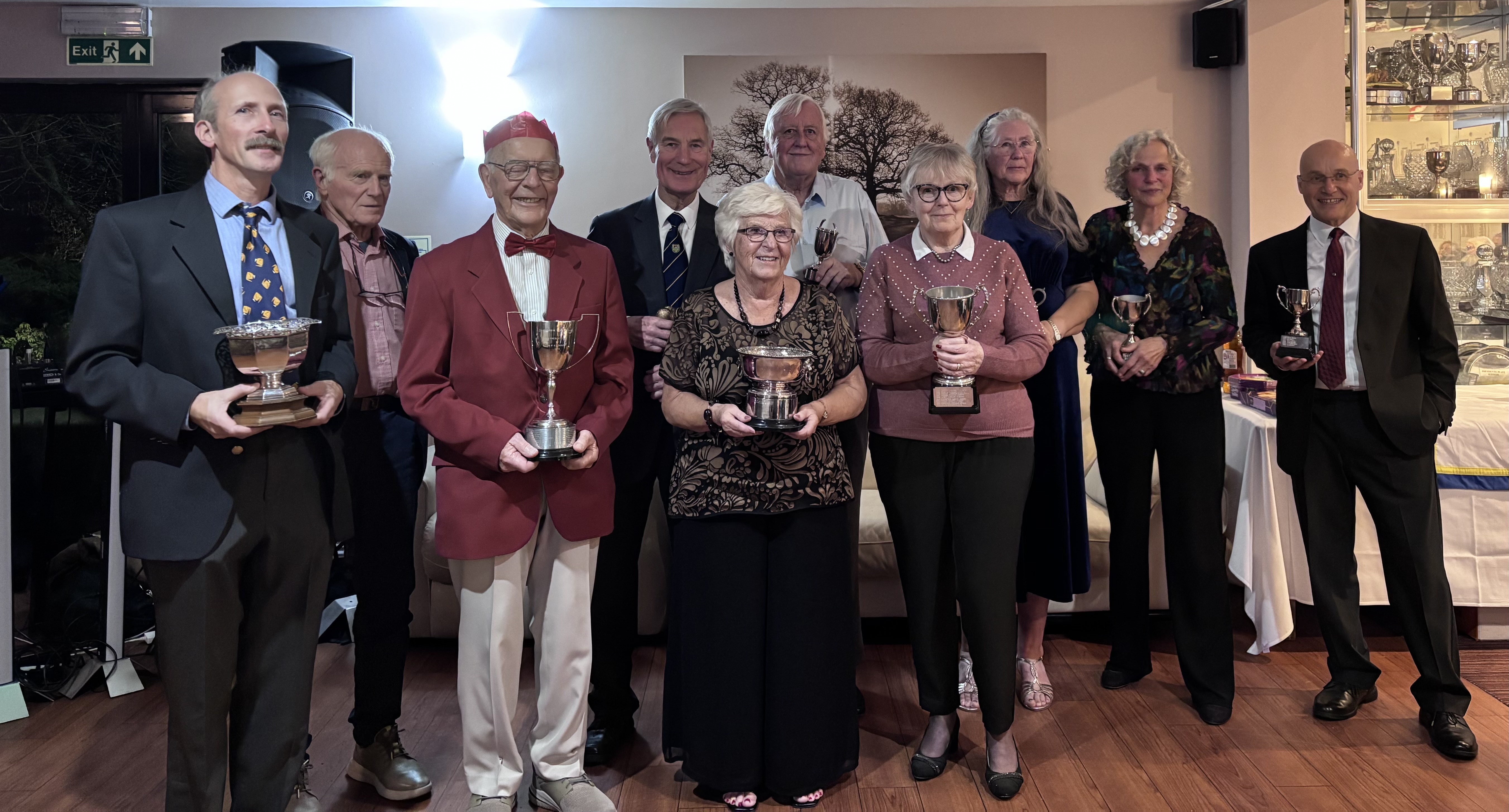 Sharnbrook Bowls Club Presentation Dinner 2025 Prize Winners
