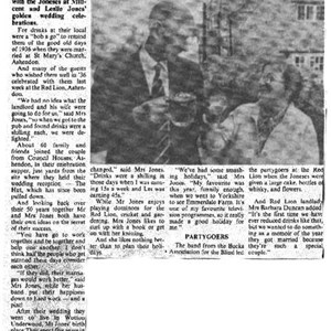 1986 Les & Millie Jones Celebrate 50 Years of Marriage - The Bucks Herald