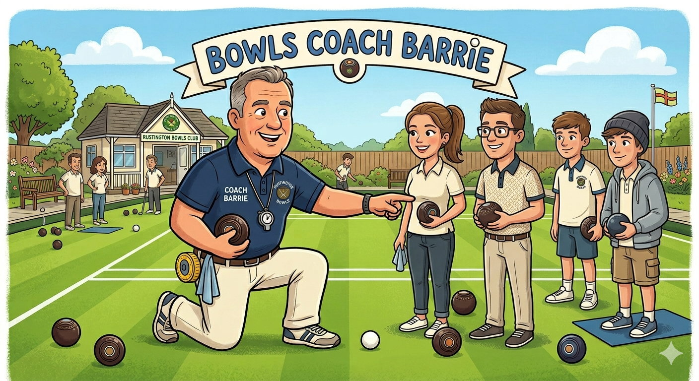 East Preston & Kingston Bowls Club Tuesday Mornings with Coach Barrie