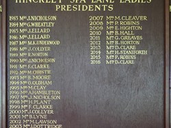 Hinckley Bowling Club CLUBHOUSE BOARDS