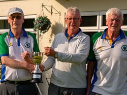 2024 Mens 4 wood winner Brian Beeching runner up Eddie Franklin