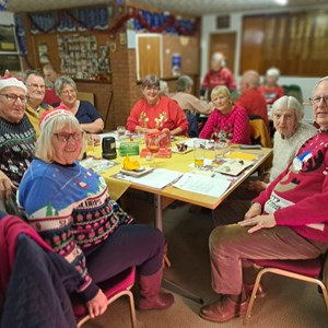 Quiz winners - the Christmas Puddings