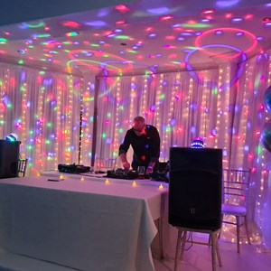 Our DJ John in action!