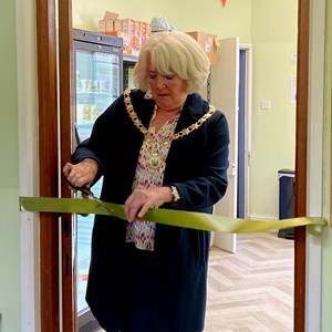 Official opening by Pat Taylor, Mayor of Boroughbridge