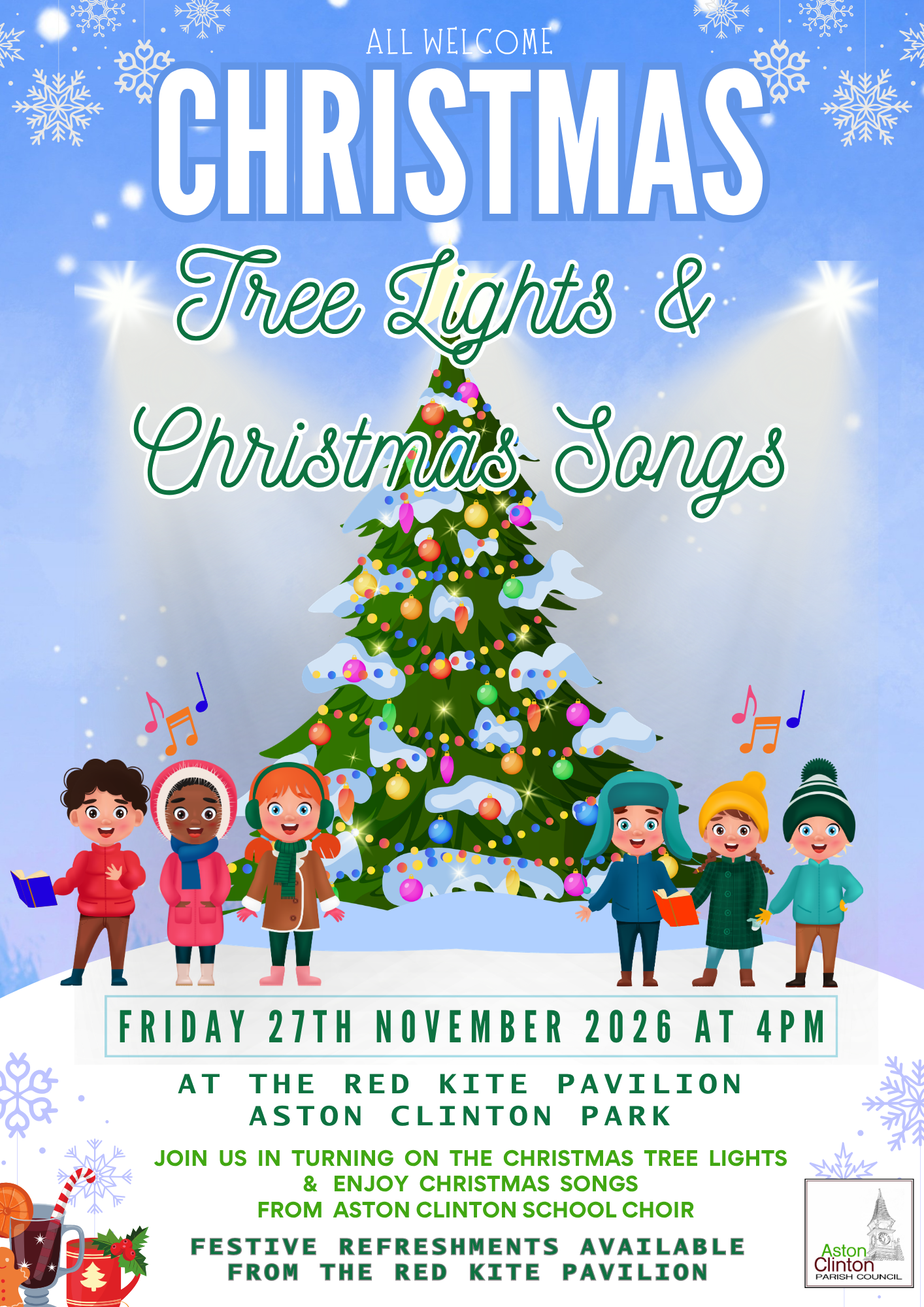Christmas lights and songs 27th November