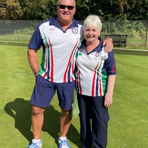 Phil & Chris - Mixed Pairs Winners