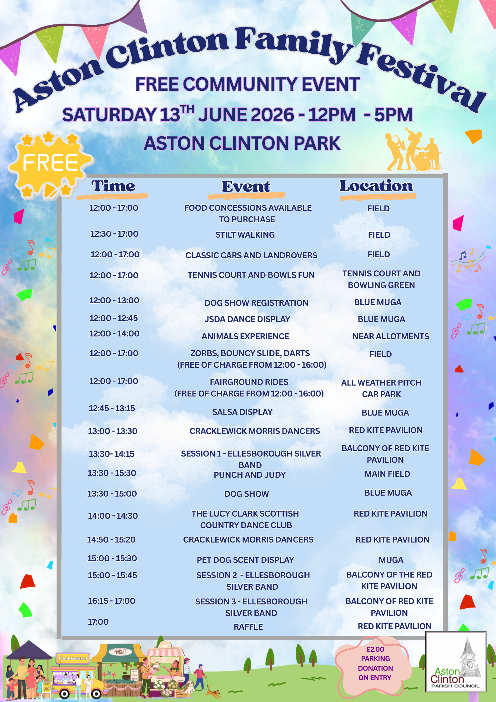 Aston Clinton Parish Council 2026 Family Festival