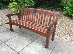 The RWB Shed Millennium Garden bench restoration