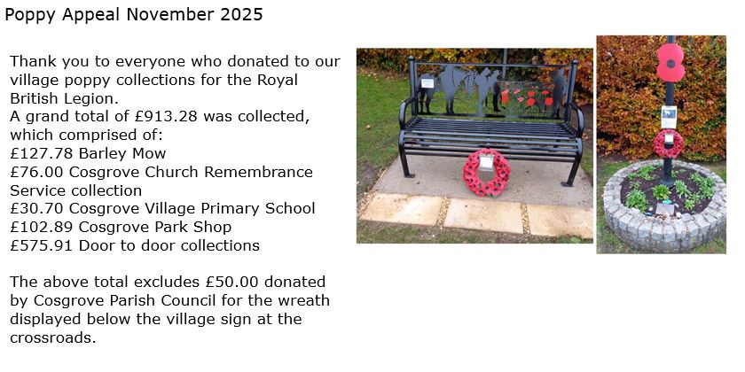 Cosgrove Parish Council Home