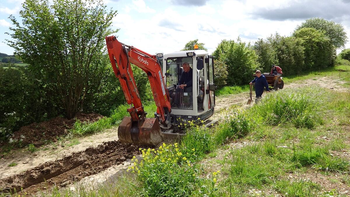 Miniature Railway Trench works.