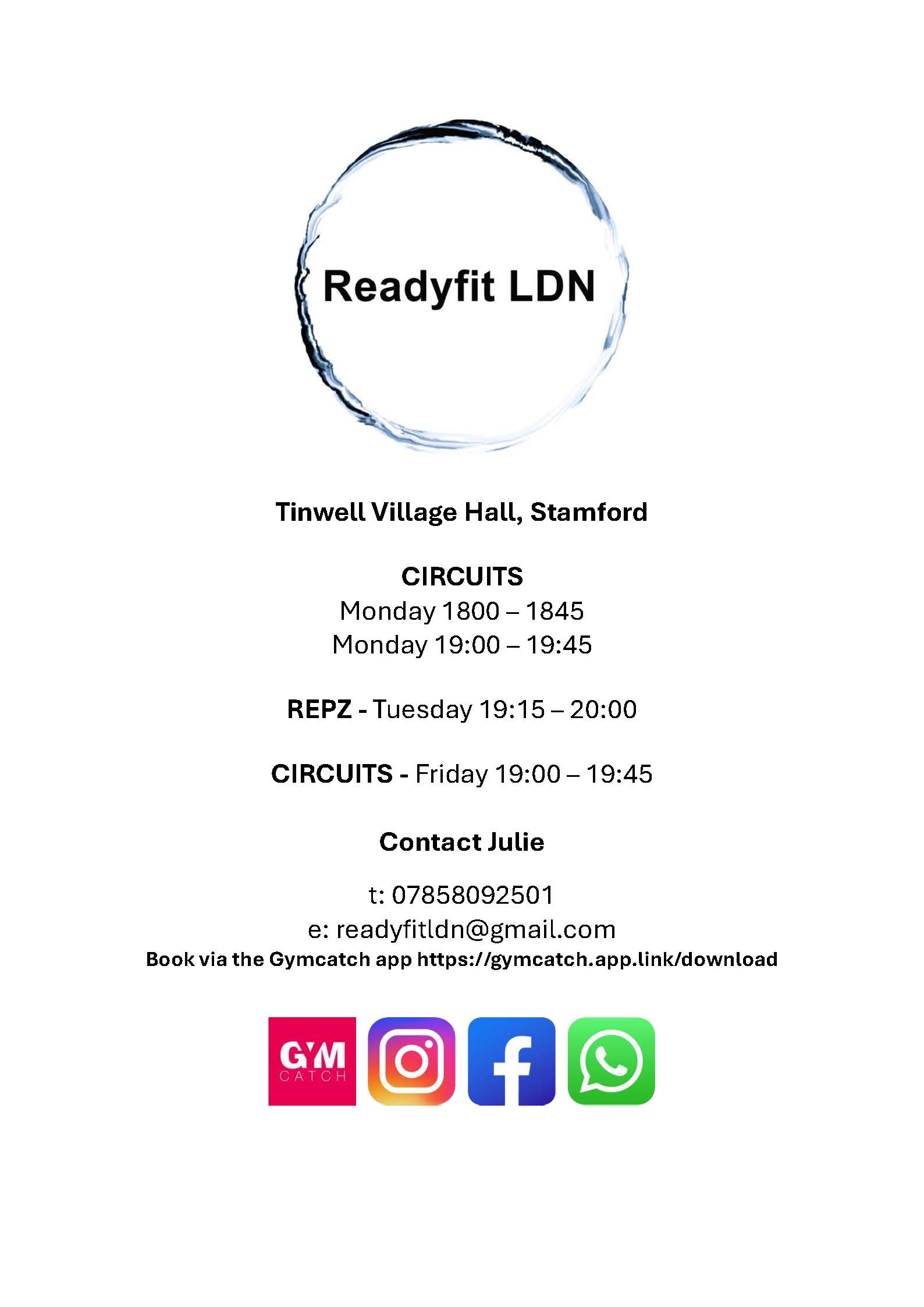 Tinwell Village Hall Regular Classes