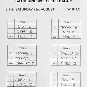 Boughton-Under-Blean Bowls Club Team selections