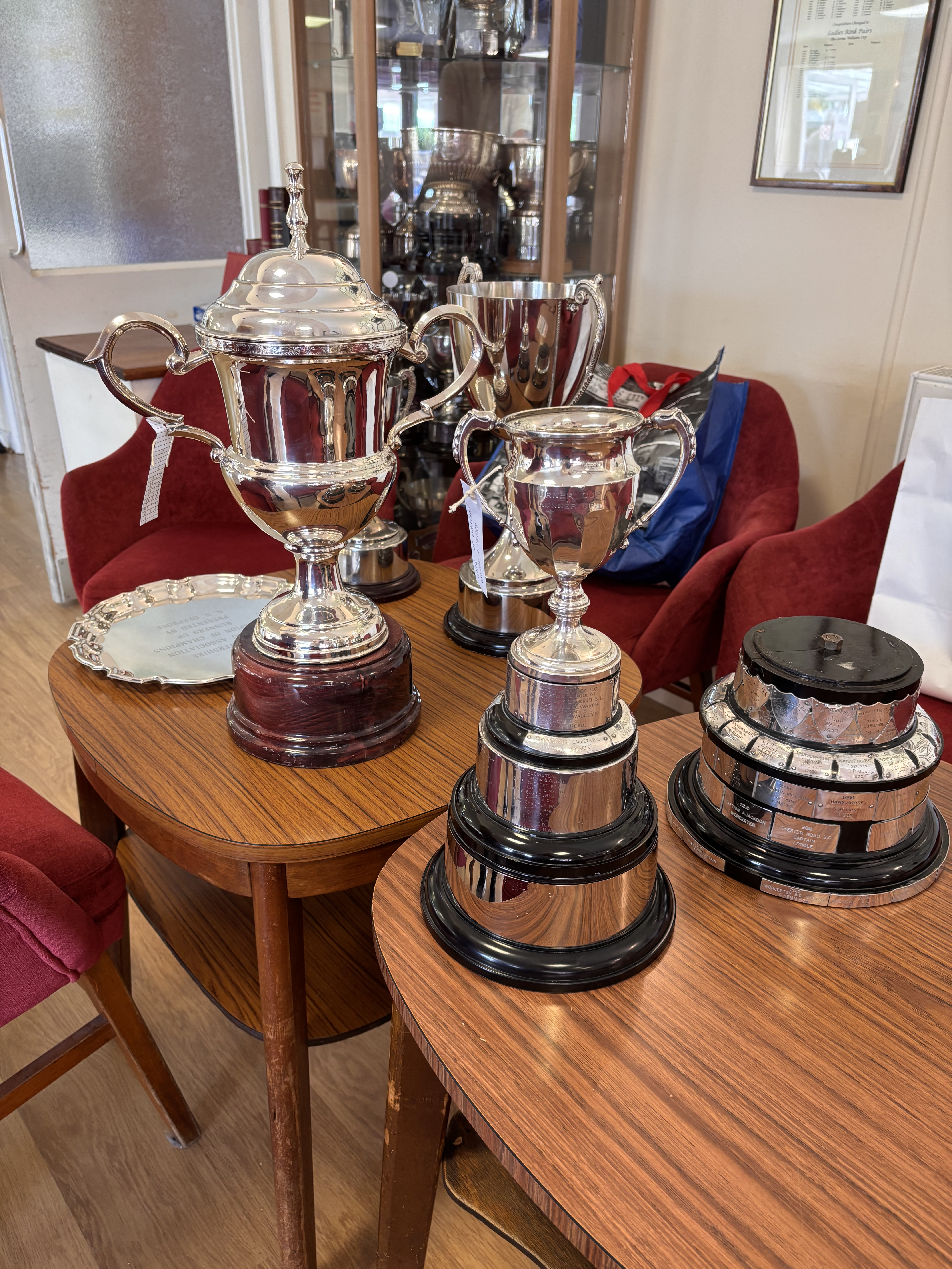 Some of the trophies up for grabs