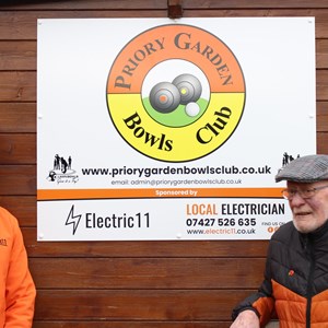 Kris from Electric 11 with John Harding