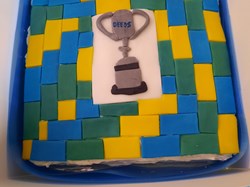 Deeds Trophy cake