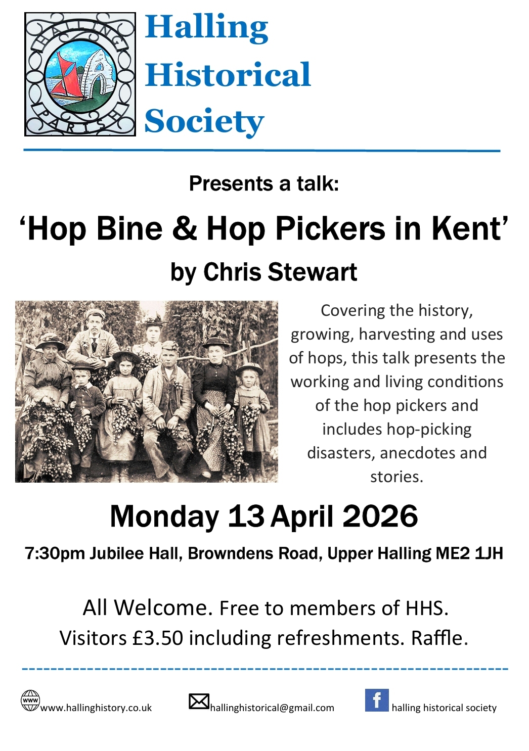 Halling Historical Society Next Talk