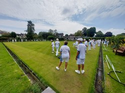 Peacehaven BC here for a Friendly Game on 18 August 2023 - photo credit Bob Frogley