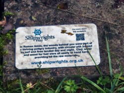 The Shipwrights Way [plaque words]. ©BT