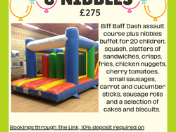 Biff Baff Dash and Party Nibbles £275