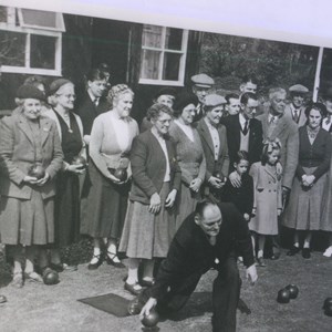 Sidney Folwell bowls 1953 season