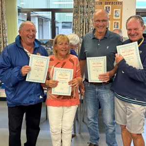 Hayling Island Bowls Club Competition Winners 2026