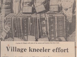 Bucklebury History Group Kneelers at St Marys Church