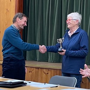 Men's Singles Champion John Feeny