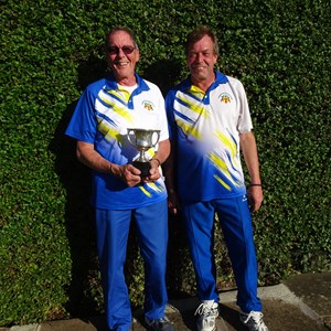 2024 Men's Handicap. Roger Gill, winner. Andy Burrows, runner up.