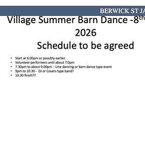 Berwick St James Parish Slides