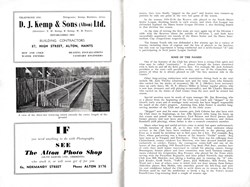 Memories of Alton, Hampshire Alton Town Football Club - Handbook 1957
