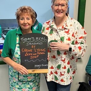 Crewe Lions Club Working with the homeless