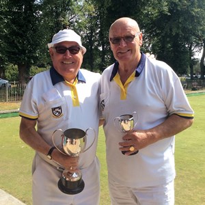 Bradley Cup - Jim Lee with runner up Chris Hill
