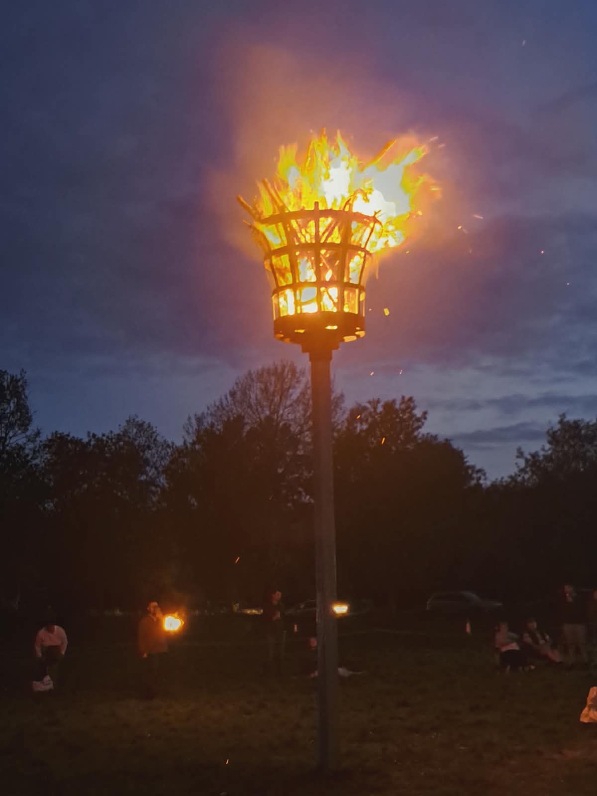 Bucklebury History Group Beacon Lighting 1st May 2026