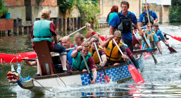 Rotary Club of Hertford Shires at our annual Dragon Boat Race