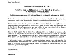 Brandon Town Council Notice Board