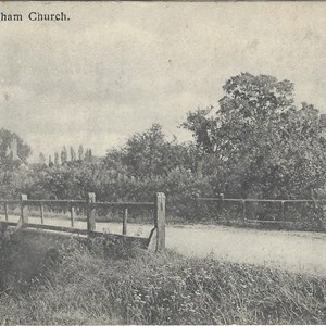 Post card of Fleet Bridge sent by Alice Priestley to her brother Leonard in France 1915